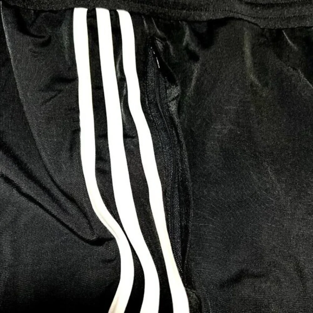 ADIDAS Men's‎ Pants Originals 3 Stripe Track Black/White H31304 Size XL Slim Fit